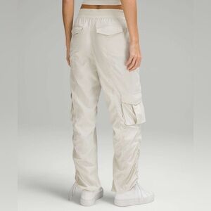 LULULEMON W5GILS Dance Studio Relaxed-Fit Mid-Rise Cargo Pant Bone